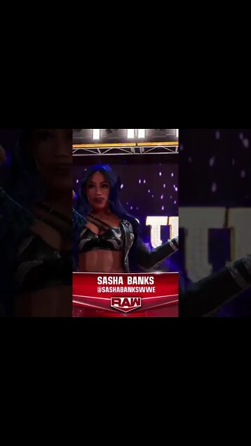 WWE 2k22 Sasha Banks Entrance