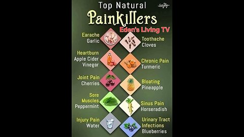 Top 10 Natural PAIN KILLERS with Eden's Living TV