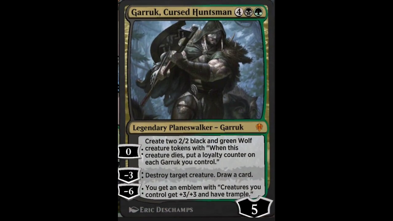 MTGšONLINE PVP, Garruk, Cursed Huntsman