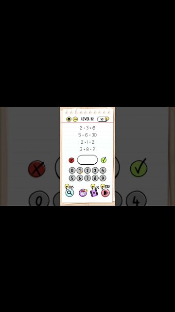 Brain Test Tricky Puzzles Level 32 3+8=