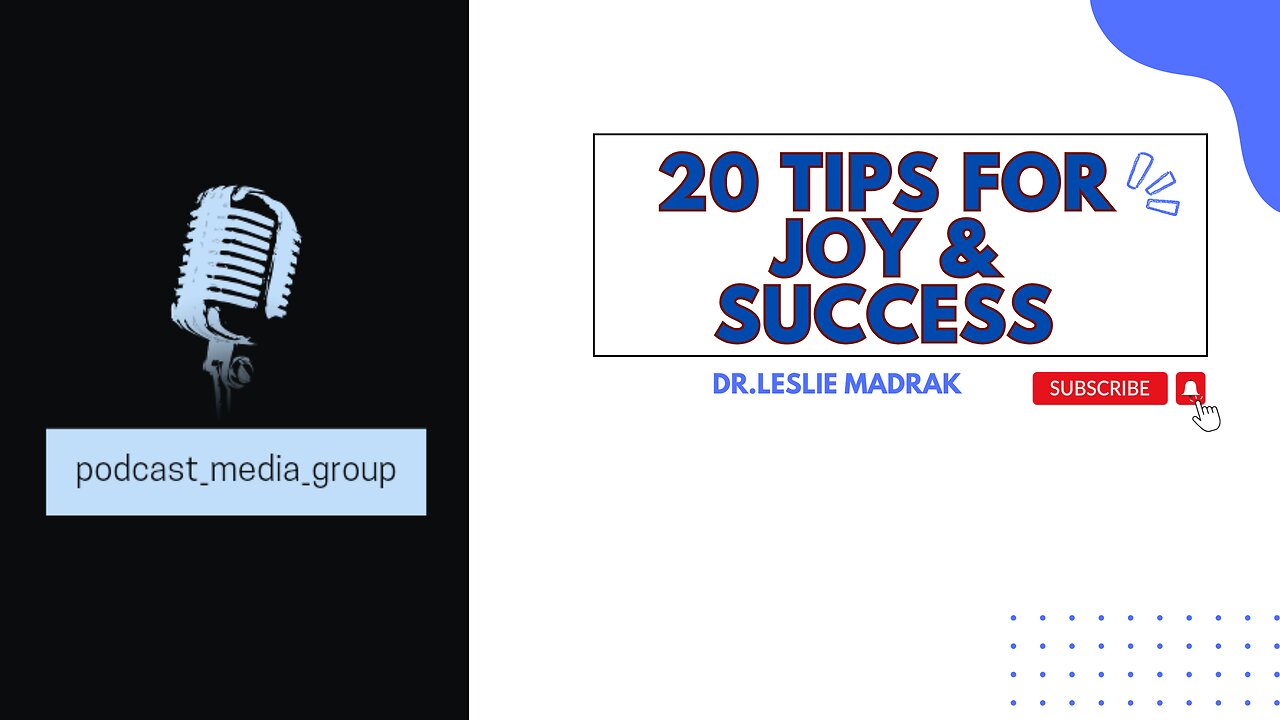 20 tips for Joy & Success