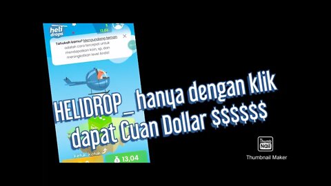 HELIDROP.IO hanya dengan Klik dapat Cuan dollar $$$ #cuan #dollar #crypto #helidrop
