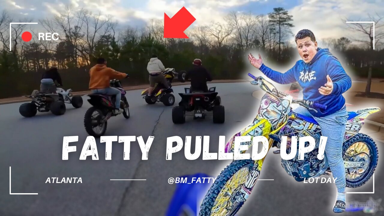 Braap Vlogs Fatty Wheelies Rare Quad Ltz 400 Crazy 😶🔥