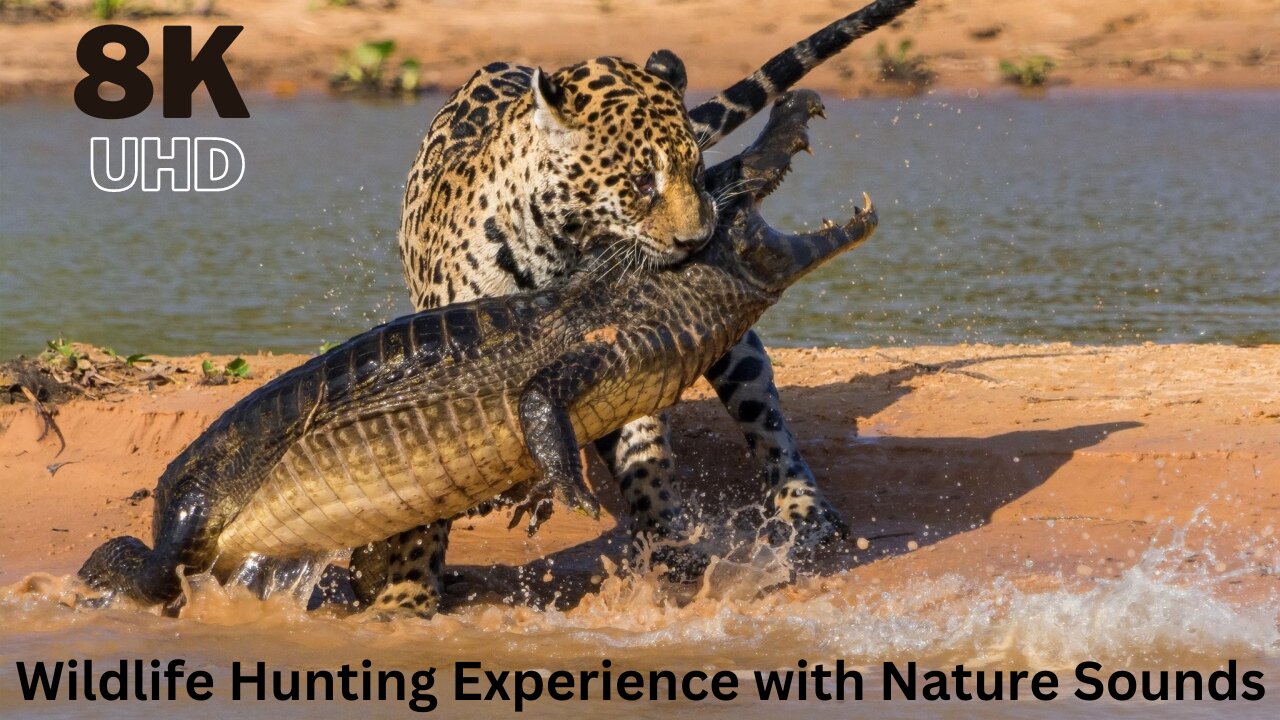 Wildlife Hunting Experience with Nature Sounds | 8k Ultra HD 60FPS