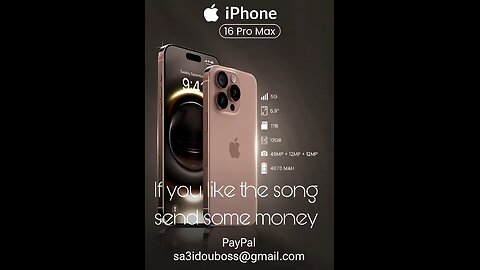 iPhone 16 pro max song