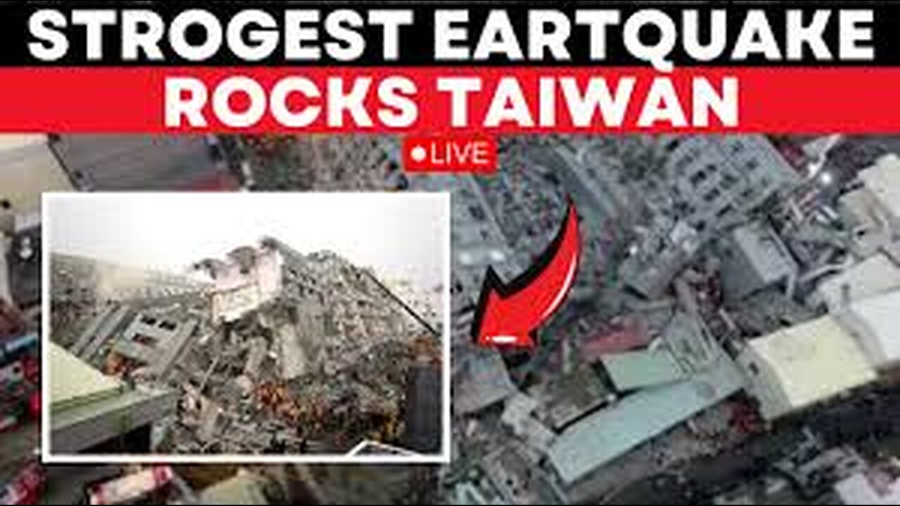 Taiwan Earthquake Live Updates | Massive Quake In Taiwan, Collapsing Buildings, Causing Tsunami