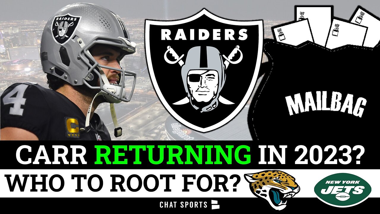 Derek Carr Back In 2023? Raiders Rumors Mailbag On Hunter Renfrow, Darren Waller & Jets vs. Jaguars