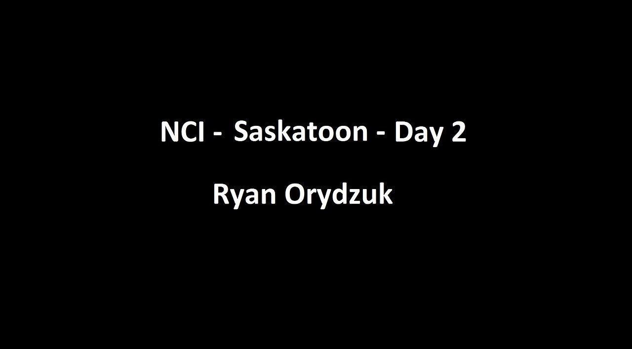 National Citizens Inquiry - Saskatoon - Day 2 - Ryan Orydzuk Testimony