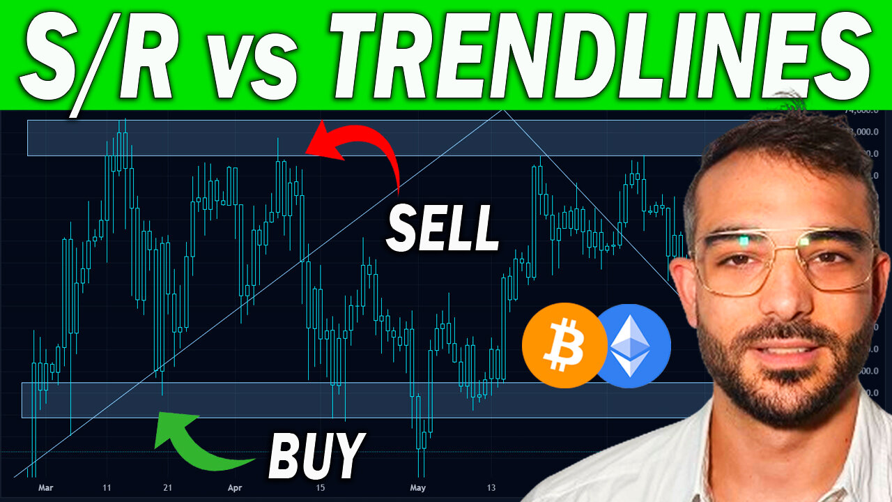 Support & Resistance VS Trend Lines - Which One is BEST? (Price Action Trading)