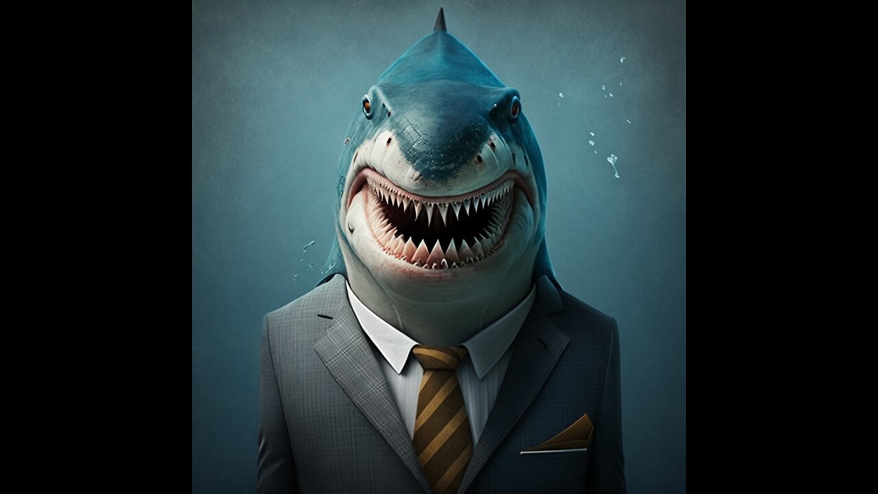 SEA CREATURES as MAFIA GANGSTERS / AI generated