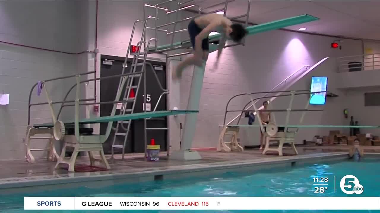 'He reminds me of me': Grandpa coaches grandson in diving at Lakewood HS