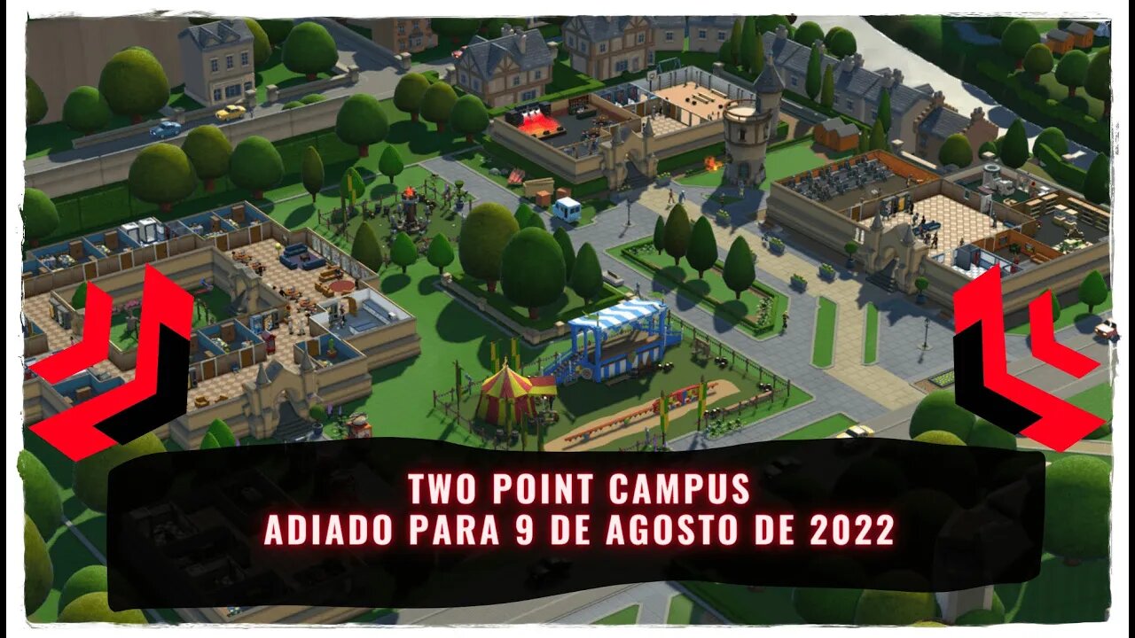 Two Point Campus Adiado para 9 de Agosto de 2022 (Jogo de Simulação para Consoles e PC)