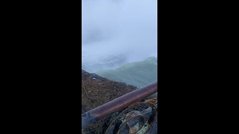 Looking over Niagara Falls