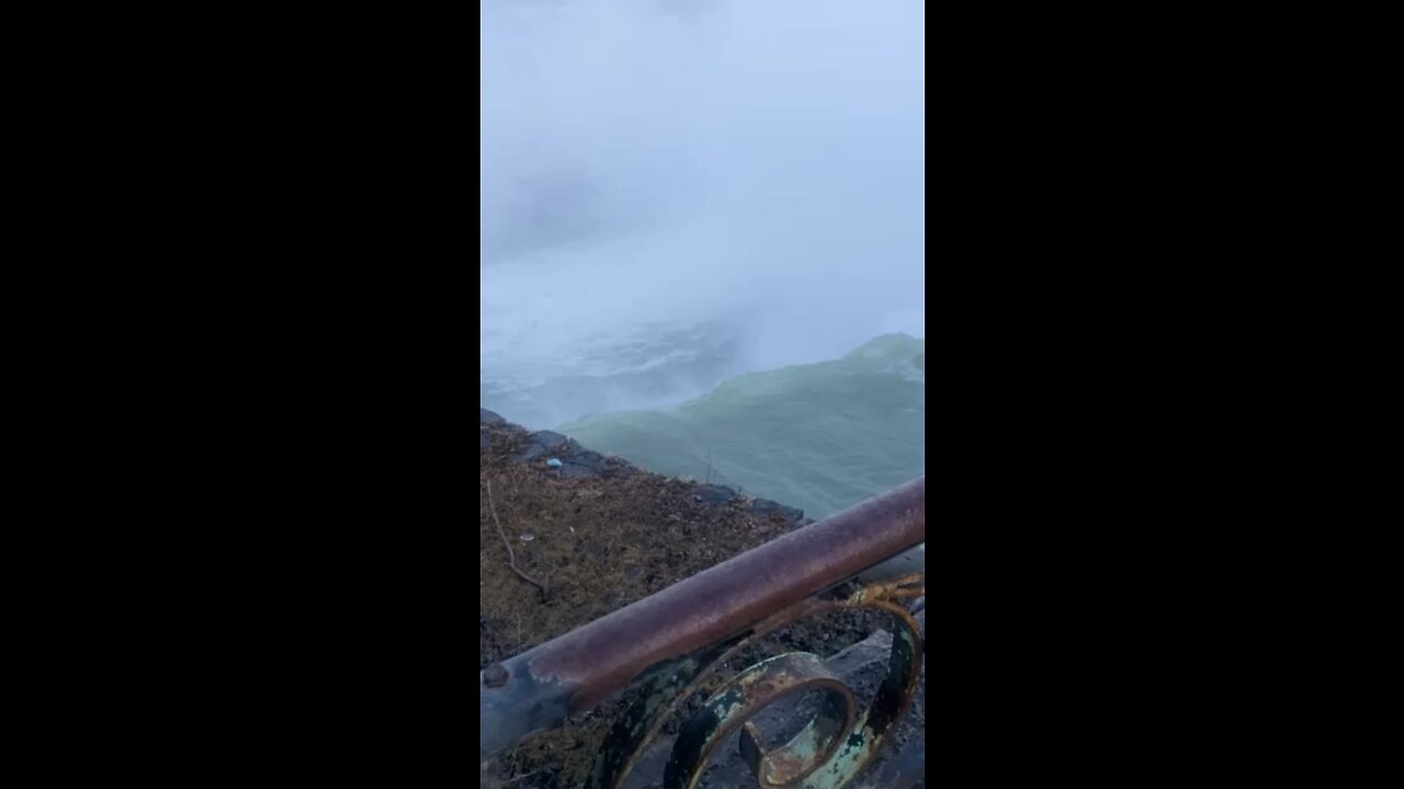 Looking over Niagara Falls