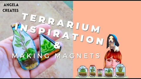 INSPIRED/TERRARIUM PLANTS/AIR DRY CLAY /MAGNETS