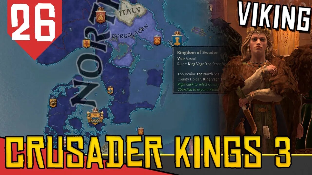 Império do MAR NORTE - Crusader Kings 3 The Northmen #26 [Gameplay Português PT-BR]