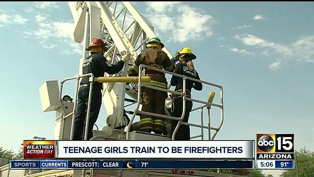 Goodyear Fire holds camp for teenage girls