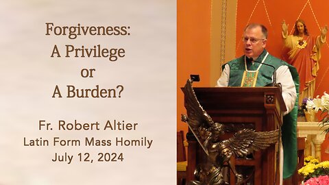 Forgiveness: A Privilege or A Burden?