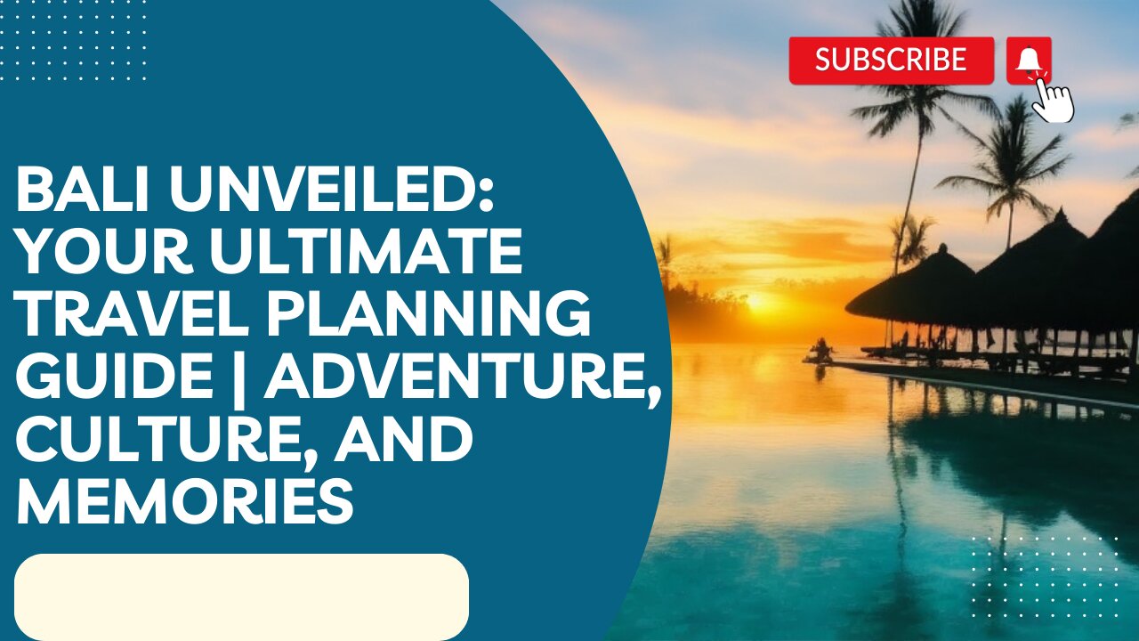 Bali Unveiled Ultimate Guide Episode 1: Weather & Best Time to Visit || Stay Tuned for More!"