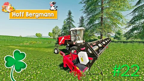 FS19 | ESTRENANDO SEGADORA CON EL TRÉBOL | HOF BERGMANN 1.0.0.81 ESPAÑOL #22| Farming Simulator