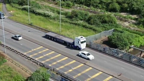 Really Nice #scania Of K C Transport - Welsh Truck Spotting