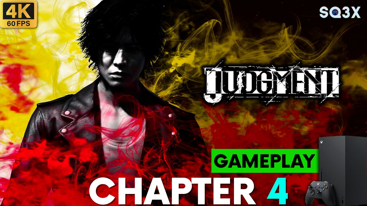 [4K] Judgment 🔴 Chapter 4 (Xbox Series X Gameplay)