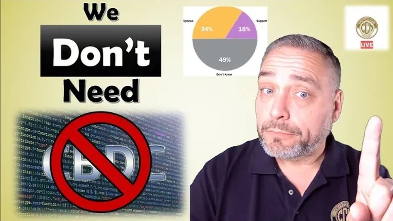 CryptoCoinMindSet LIVE | Recent Poll: Most People Don't Know If We Should Have a CBDC