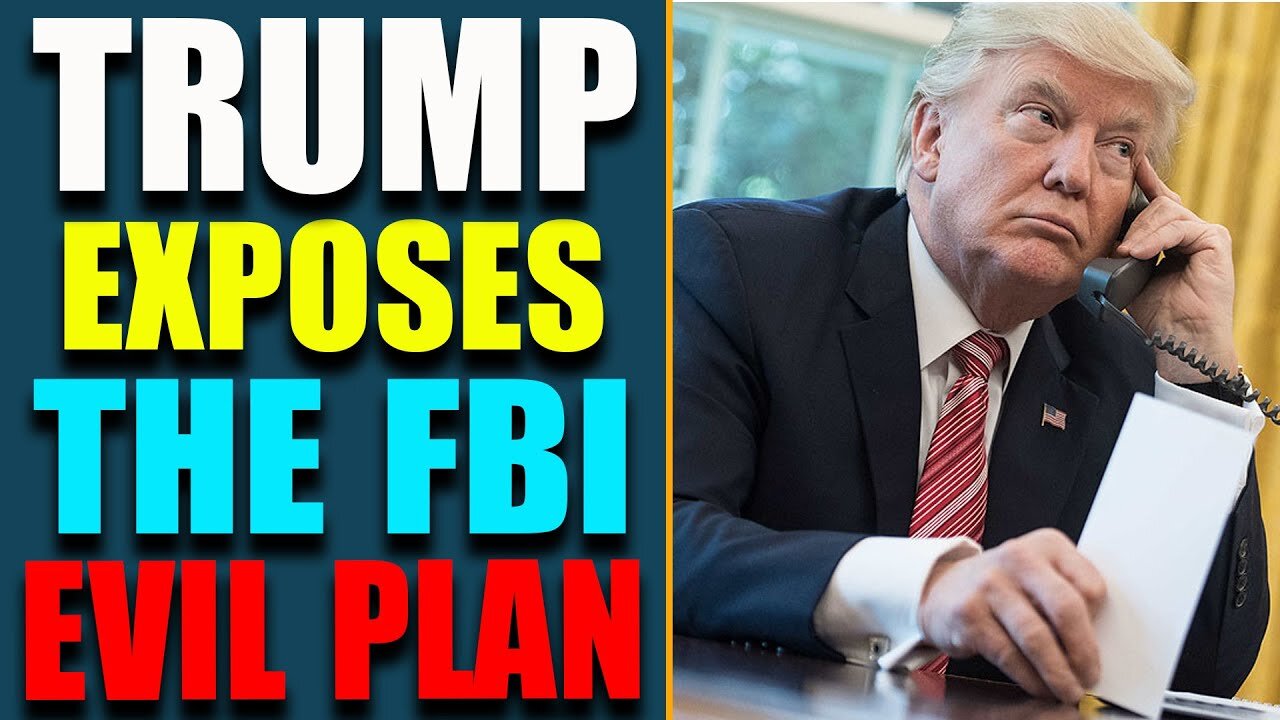 KASH PATEL DROP HUGE INTEL TODAY: TRUMP EXPOSES THE FBI EVIL PLAN - TRUMP NEWS