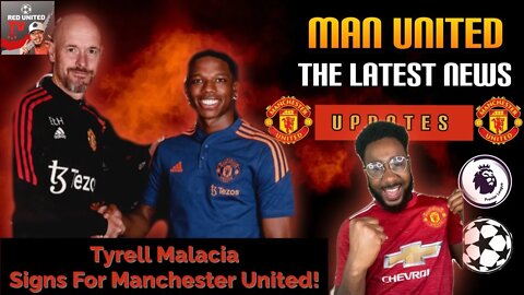 OFFICIAL! Tyrell MALACIA Signs For MANCHESTER UNITED | Man Utd Transfer Latest News