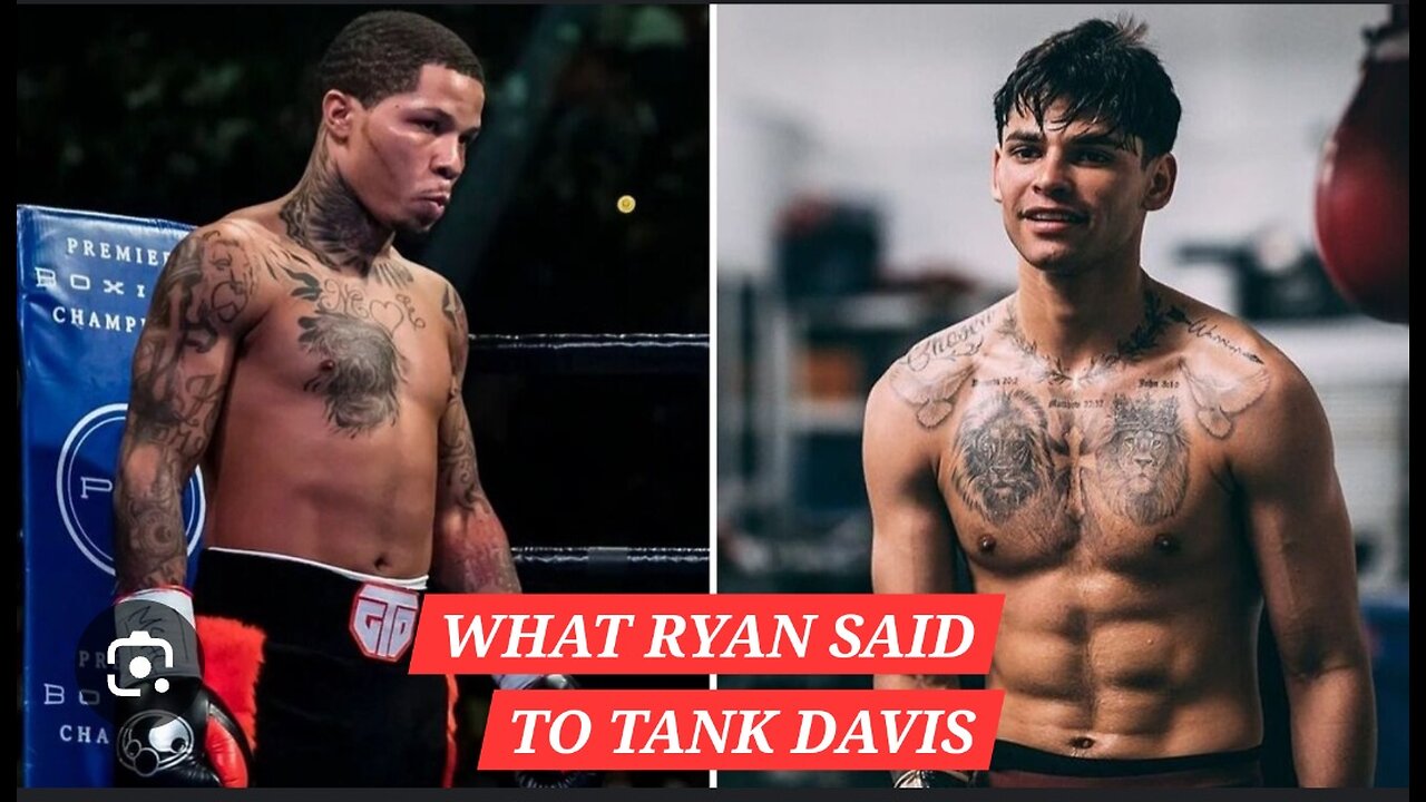 Ryan Talked to Tank Davis !!!!