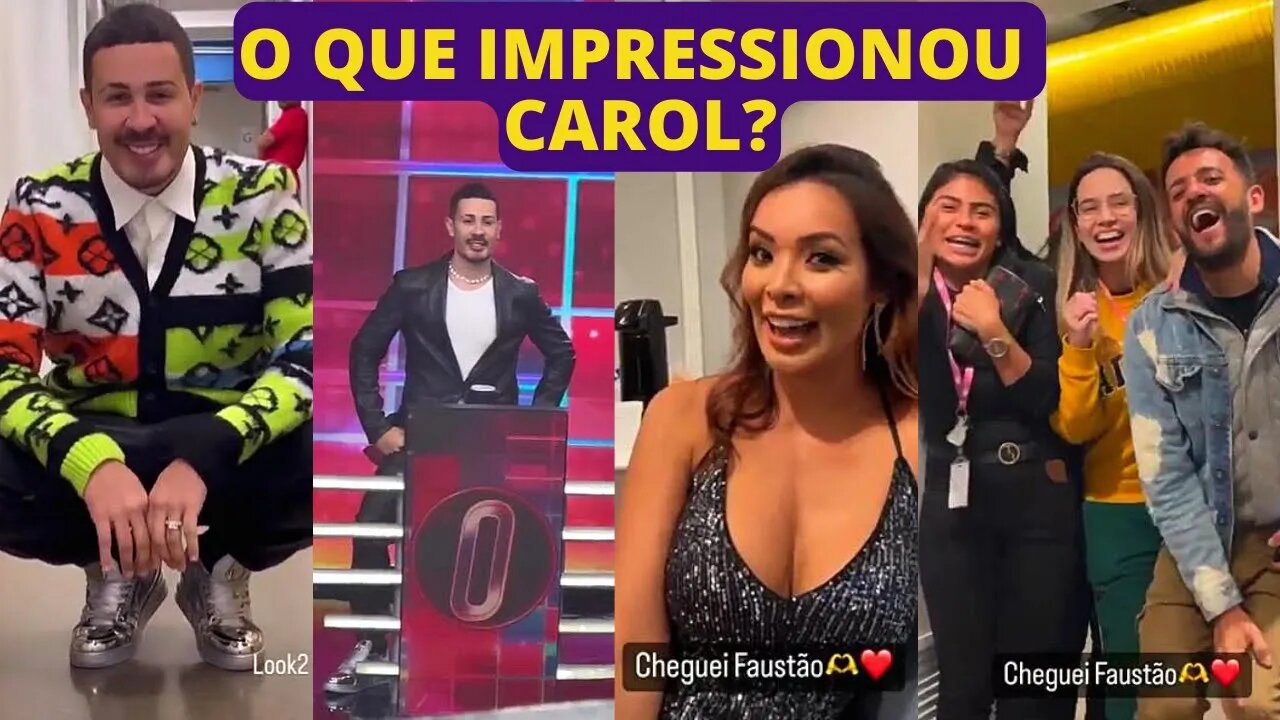 CAROL NAKAMURA FOI SURPREENDIDA POR CARLINHOS NO FAUSTÃO NA BAND COM SEUS GIRASSÓIS