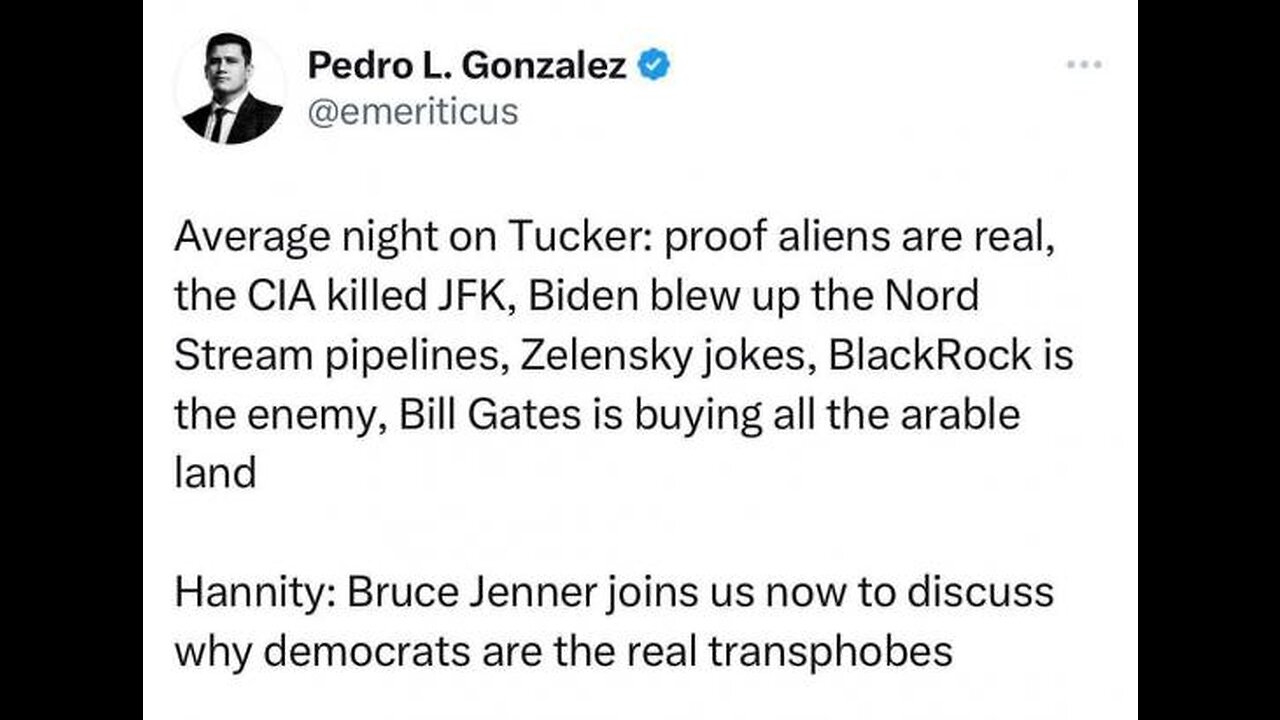 BREAKING: Tucker Carlson New Twitter Show Episode 1 (Full Show) 6-7-23 Lou Valentino