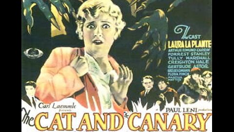 THE CAT AND THE CANARY 1927 By Paul Leni with Laura La Plante FULL MOVIE #121 AFI BEST SILENT FILMS