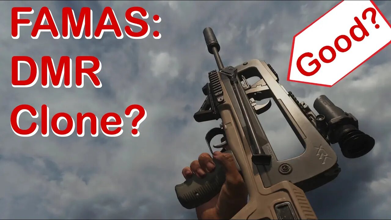 FAMAS: DMR Clone? Better than M16/AUG? | Call of Duty: Cold War/Warzone #shorts