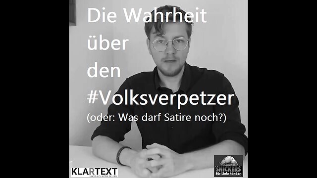 #ThomasLaschyk als satirischer #Volksverpetzer (Re-Upload)