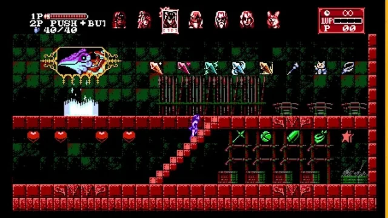 Bloodstained: Curse of the Moon 2 - Boss Rush (Hard, Veteran, Standard Zangetsu, Limited Items/WP)