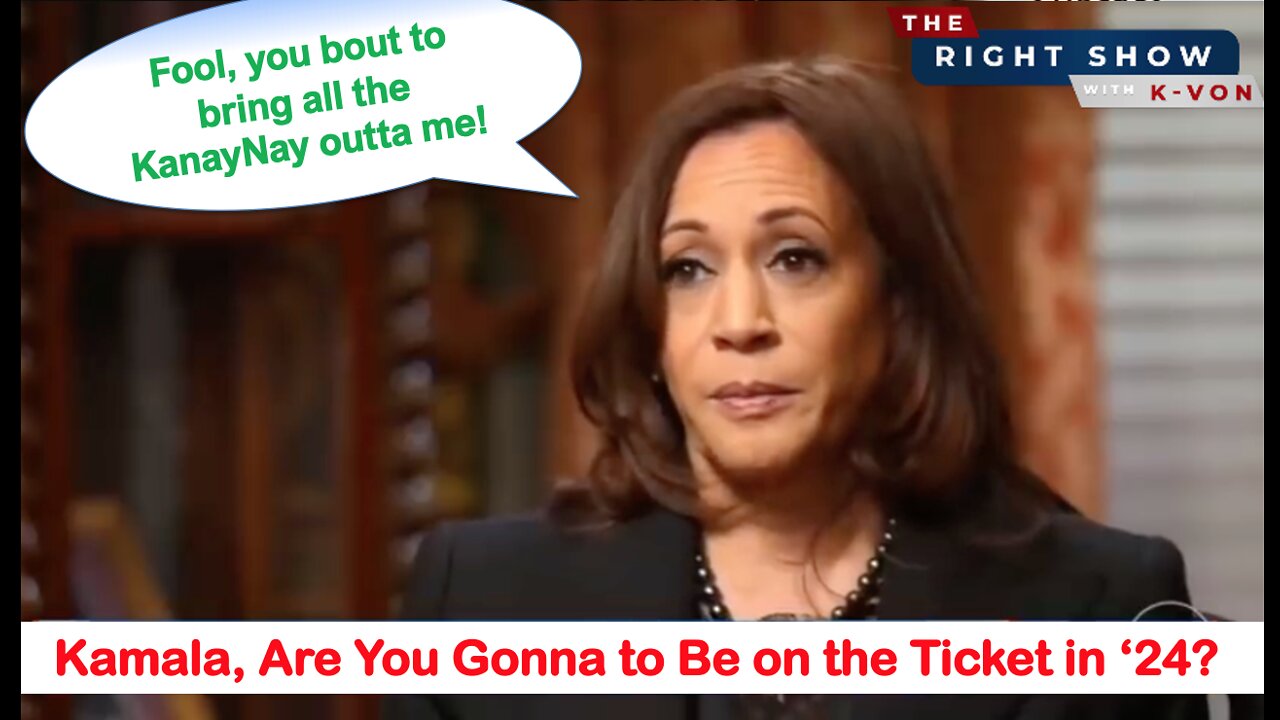 NBC Asks Will Kamala Be Allowed to Run Again?! (comedian K-von laughs)