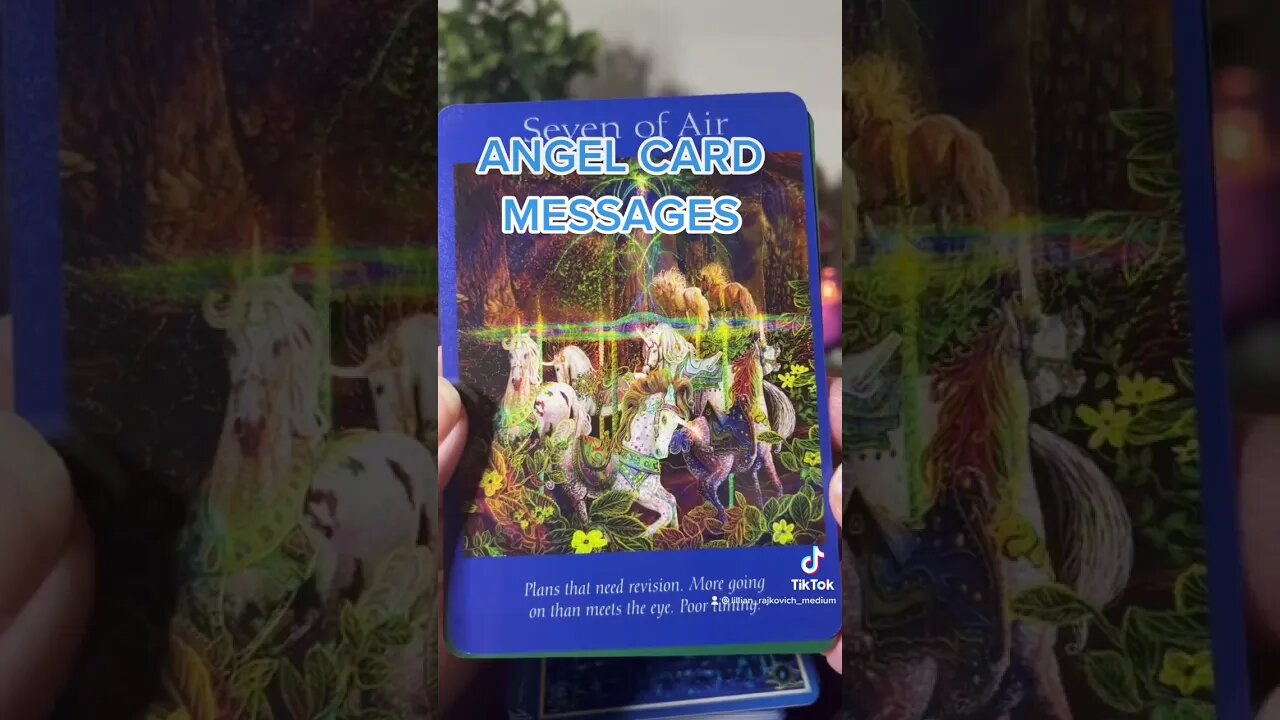 ANGEL CARD MESSAGES Hear from your loved ones on my YouTube channel. #angel #message #love