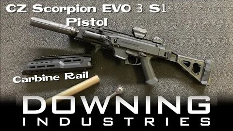 Going With A Longer Rail...Carbine Rail On A Scorpion Pistol