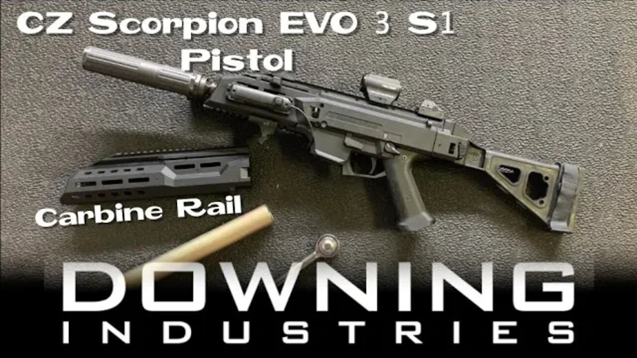 Going With A Longer Rail...Carbine Rail On A Scorpion Pistol