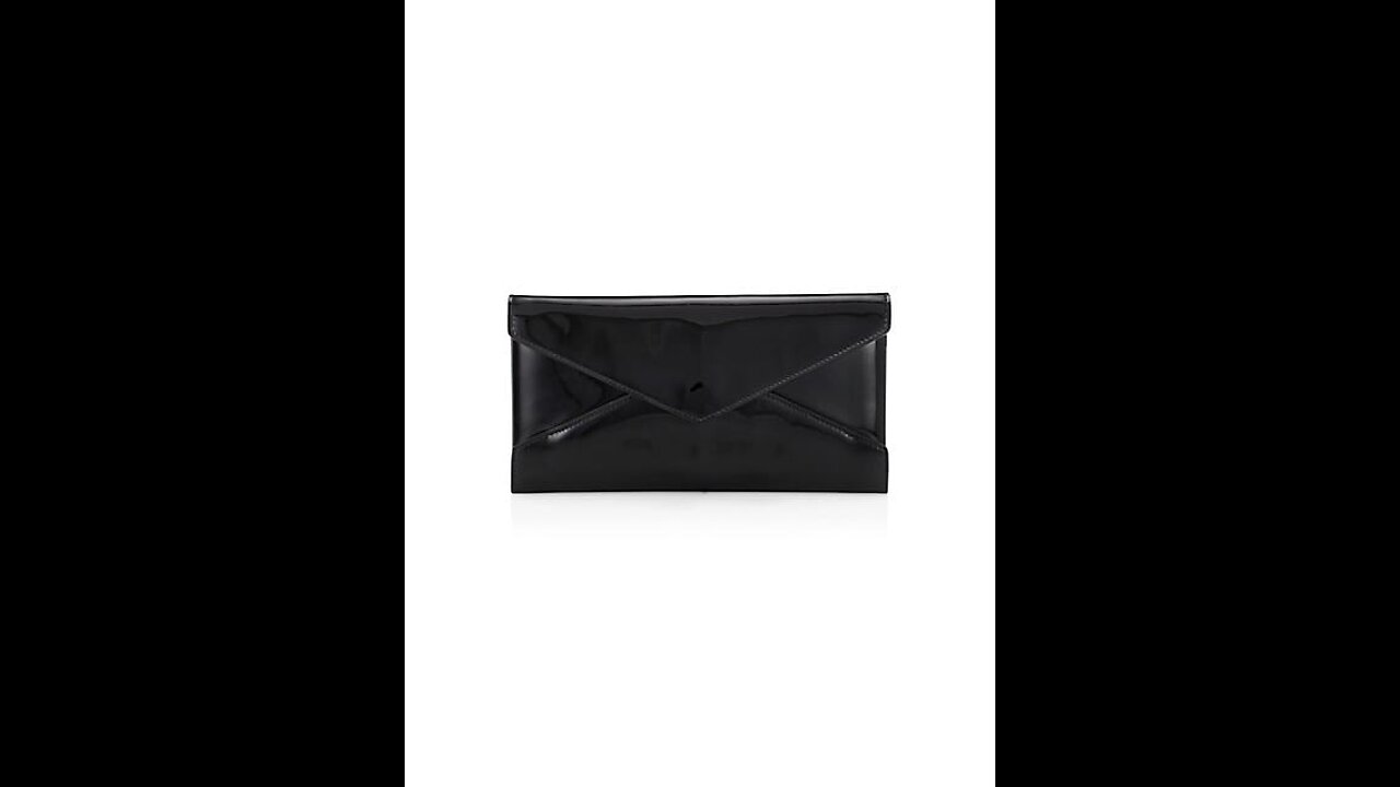 Faux Patent Leather Envelope Candy Clutch Bag