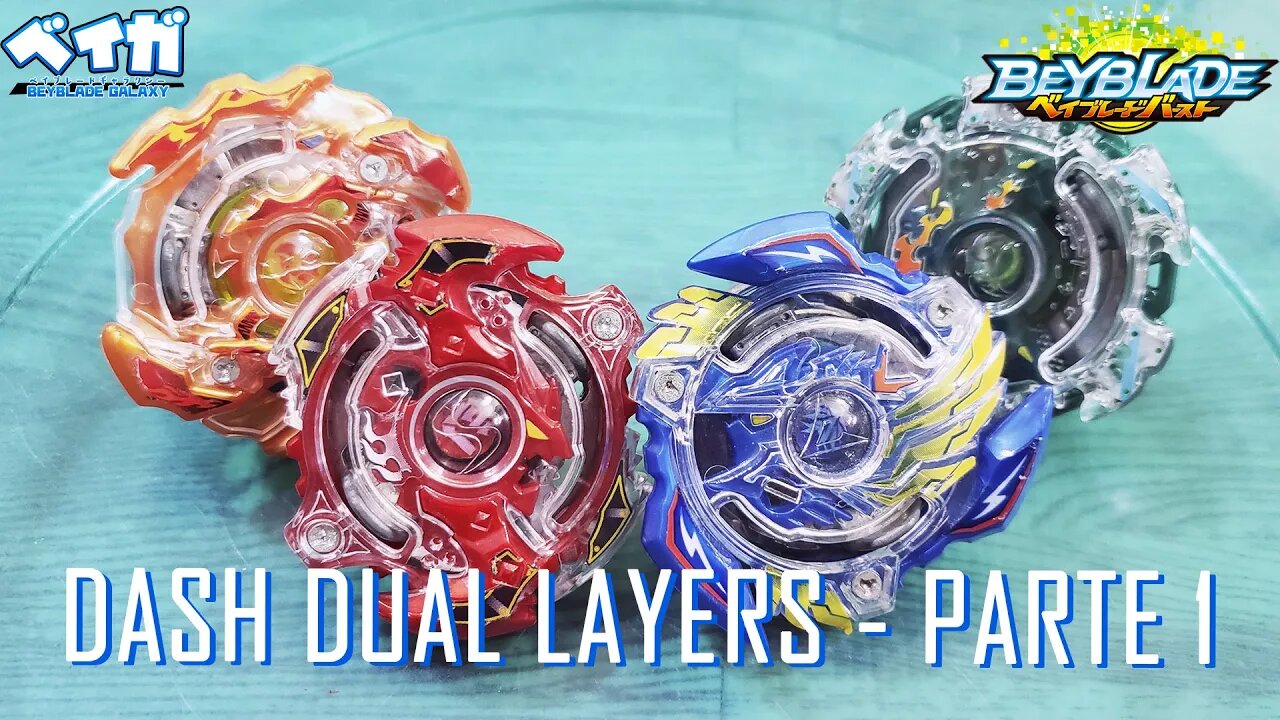 Mini torneio DASH Dual Layer Ver. Parte 1 - Beyblade Burst ベイブレードバースト