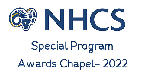 Awards-NHCS K thru 8l; 12/3/2022