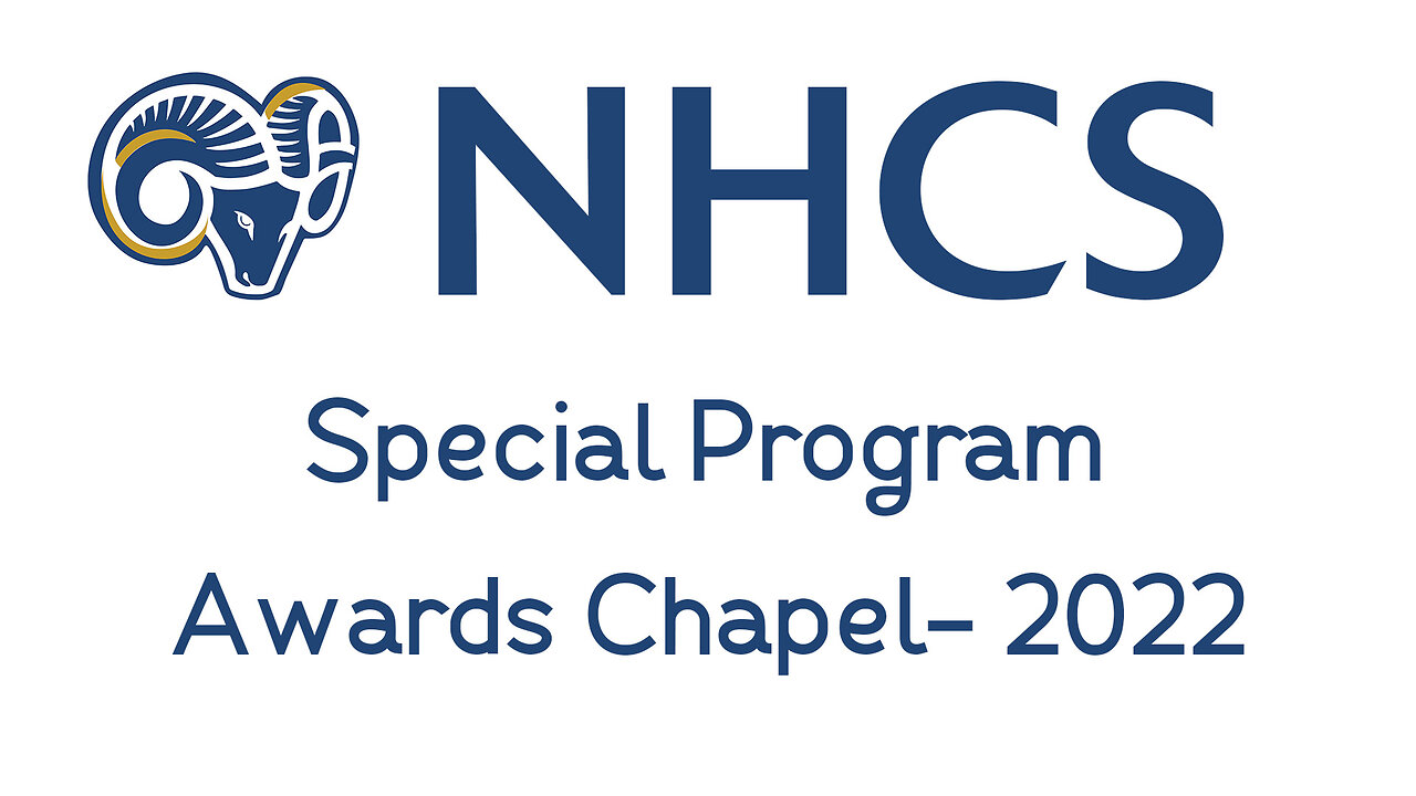 Awards-NHCS K thru 8l; 12/3/2022