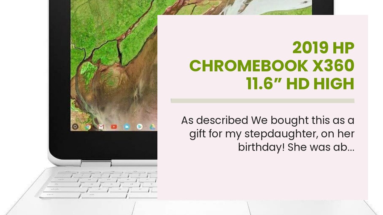 2019 HP Chromebook x360 11.6” HD High Performance 2-in-1 Tablet Laptop Computer, Intel Celeron...