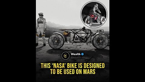 NASA DESIGNS BIKE TO BE USED ONLY ON MARS