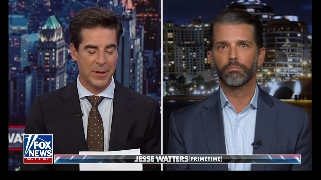 DON JR - MEDIA ONLY ONE SIDE HAS A RHETORIC PROBLEM