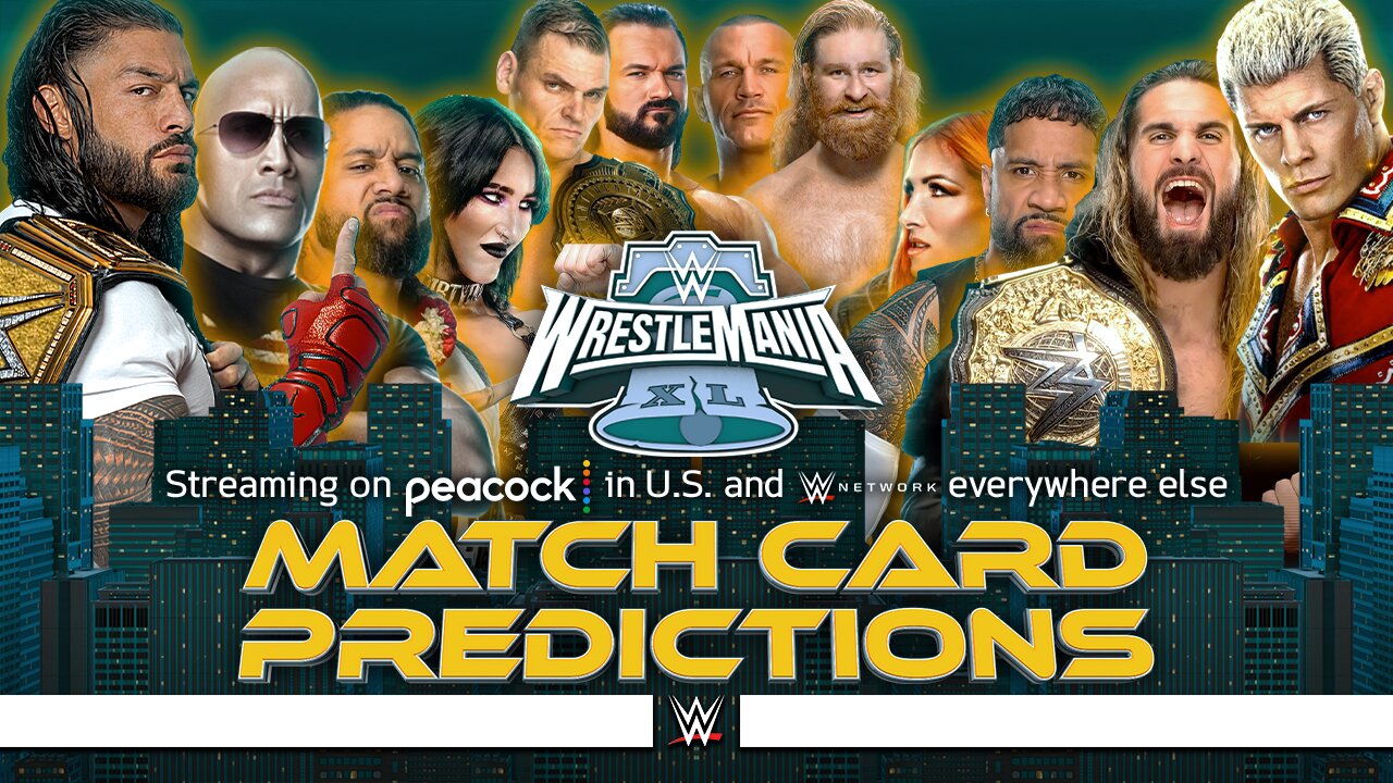 WWE WrestleMania 40 - Card Predictions [v3]