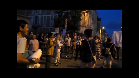 Manif anti pass à Montauban 06 08 21