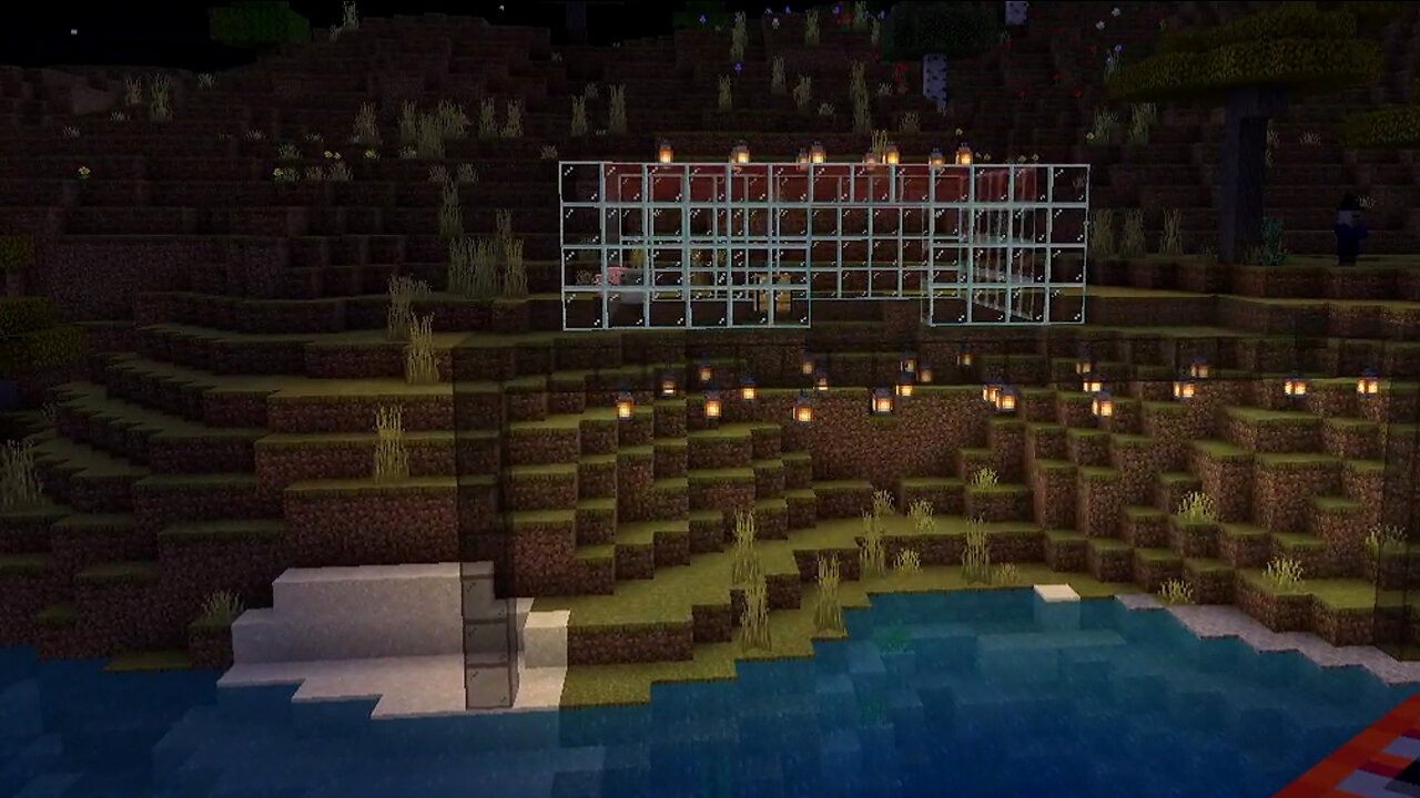 MINECRAFT - GLASS HOUSE _ Minecraft mobile
